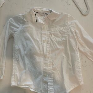 Janie and jack white button down